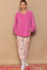 Peony Pink Annely Pullover