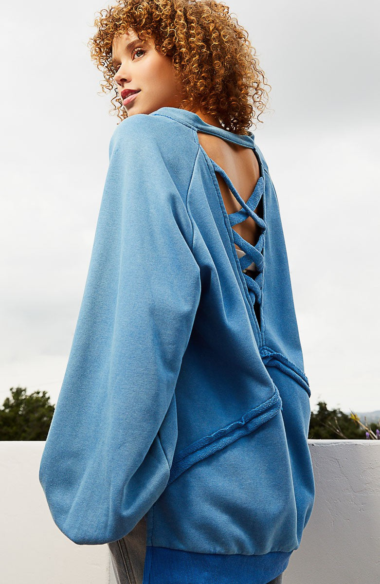 Cobalt Blue Annely Pullover