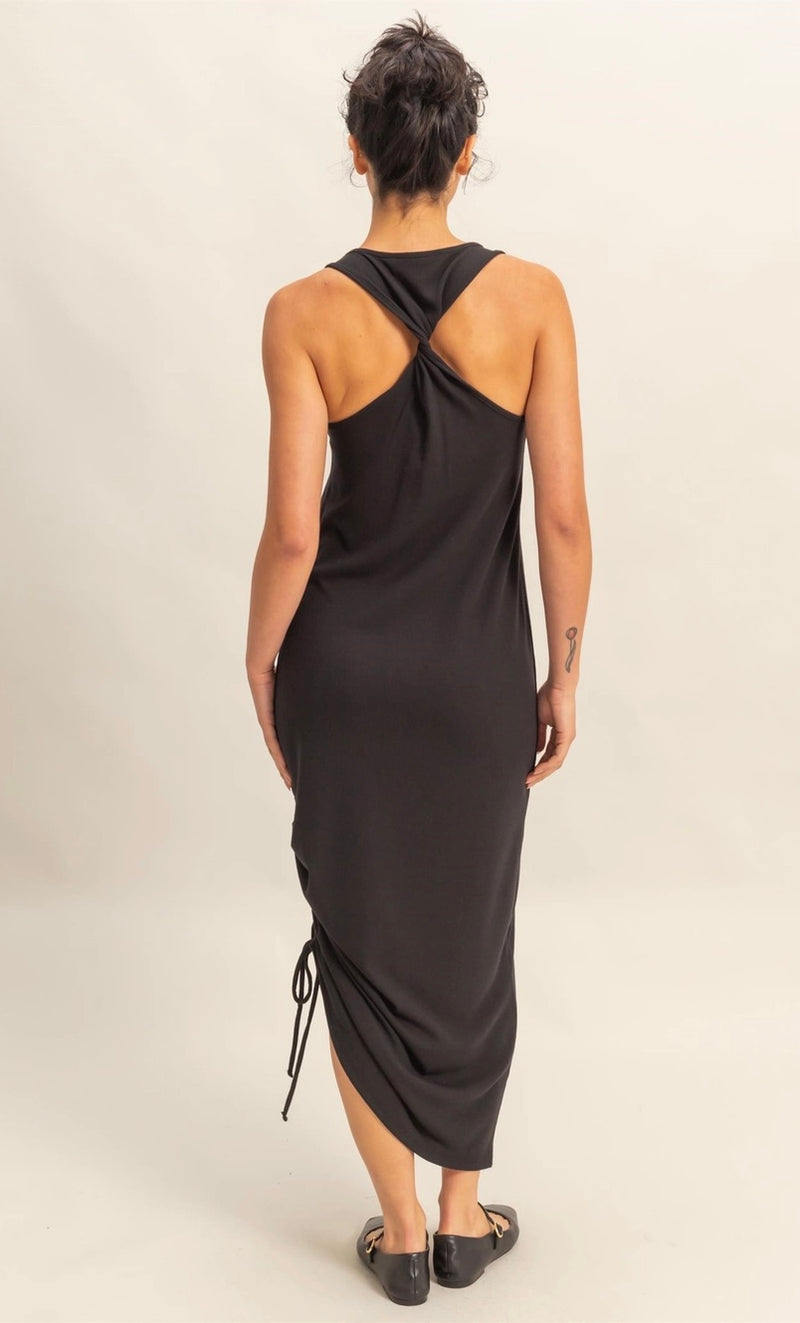 Twisted Tales Ribbed Dress