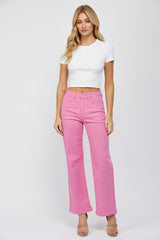 Mica Pink Cuff Jeans