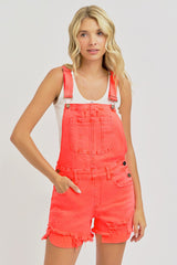 Risen Neon Coral Shortalls