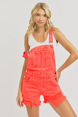 Risen Neon Coral Shortalls