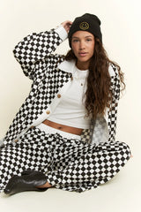 Race Day Checkered Shacket