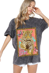 Leopard Dreamer Graphic Tee
