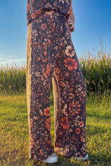 Rustic Floral Pants