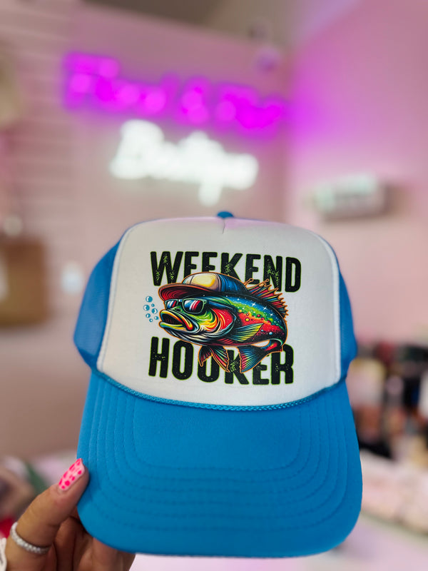 Weekend Hooker Trucker Hat