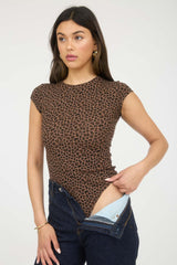 Alia Leopard Bodysuits