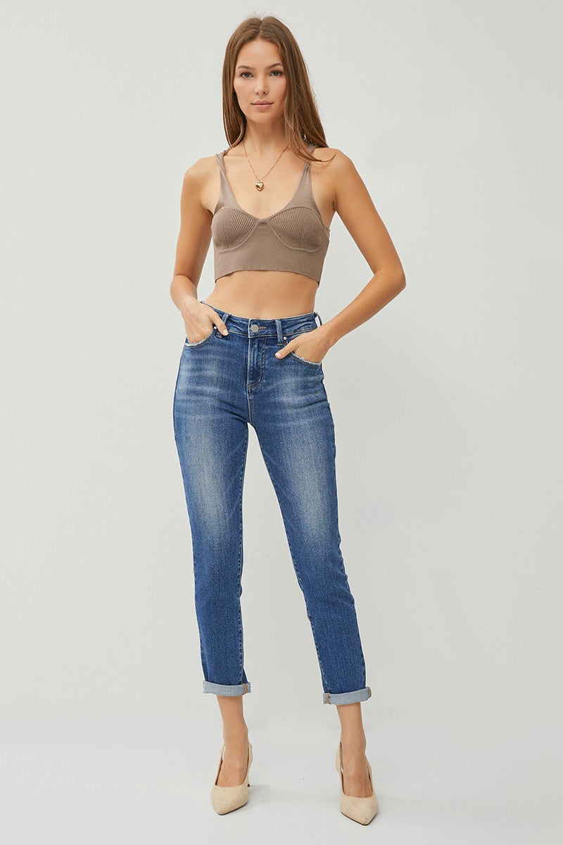 Risen Relaxed Skinny Jeans