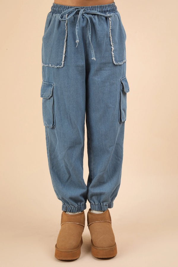 Delton Denim Joggers