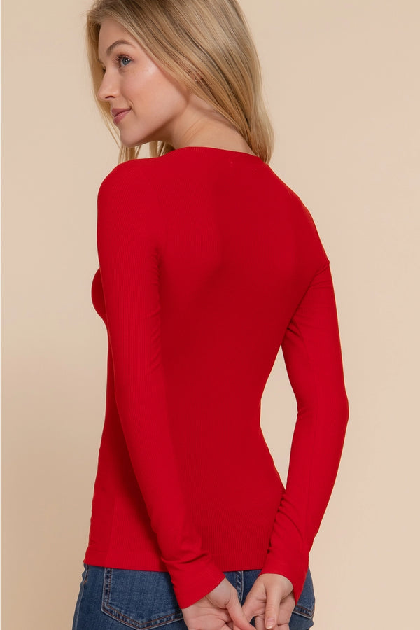 Back to Basics Ribbed Long Sleeves
