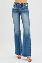 Risen Tummy Control Flare Jeans