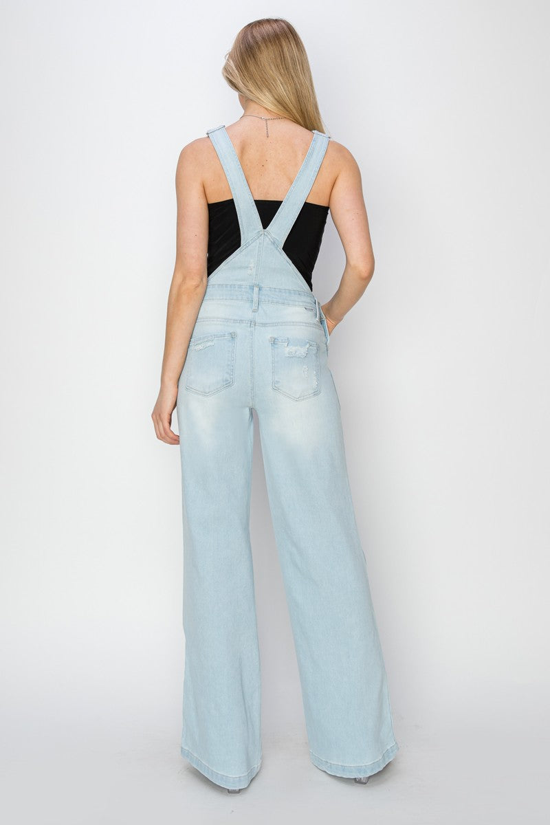 Everett Risen Denim Overalls