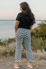 Race Day Checkered Jeans