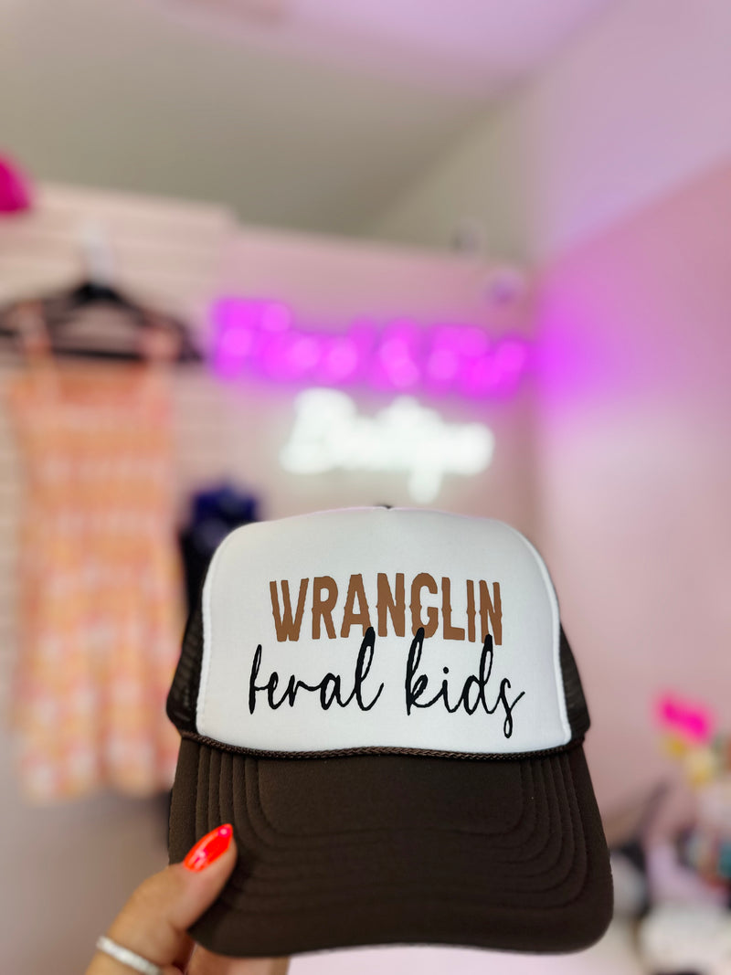 Wranglin Feral Kids Trucker Hat