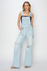 Everett Risen Denim Overalls
