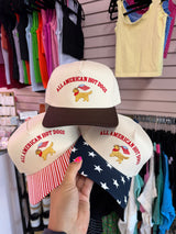 All American Hot Dogs Canvas Hat
