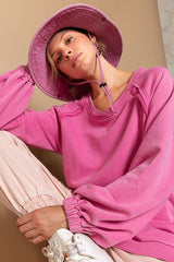 Peony Pink Annely Pullover