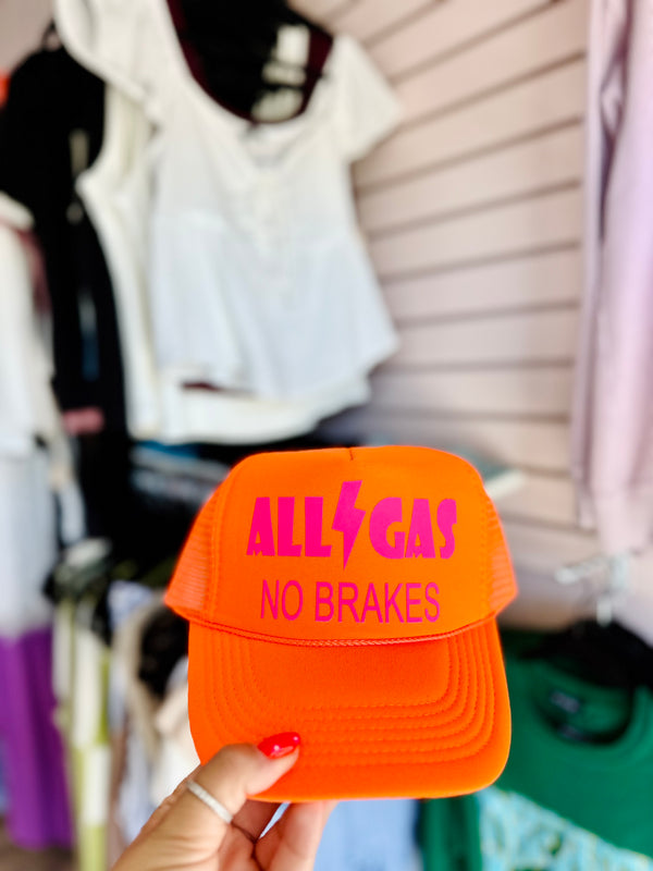 All Gas No Brakes Trucker Hat