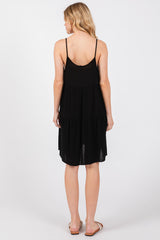 Babydoll Black Cami Mini Dress