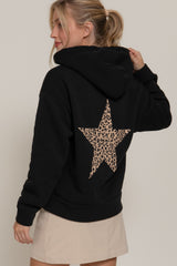 Mayra Black Leopard Jacket