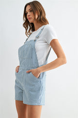 Mica striped Shortalls