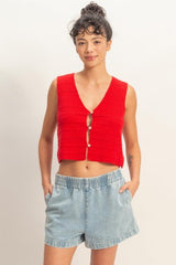 Mia Button Top