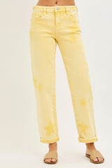 Risen Yellow Star Jeans