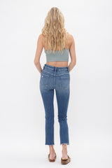 Mica Mid Rise Crop Skinny Jeans