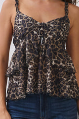 Seren Leopard Top