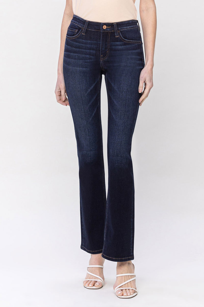 Vervet Mid Rise Dark Bootcut Jeans