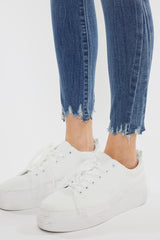 Kancan Mid Rise Ankle Skinny Jean