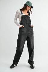 Raymee Black Mica Overalls