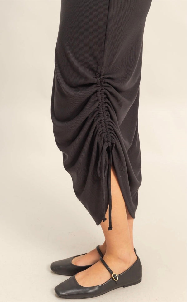 Twisted Tales Ribbed Dress