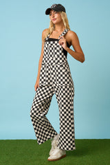 Checkered Race Day Overalls