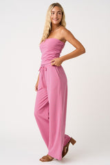 Pink Cosmo Striped Set