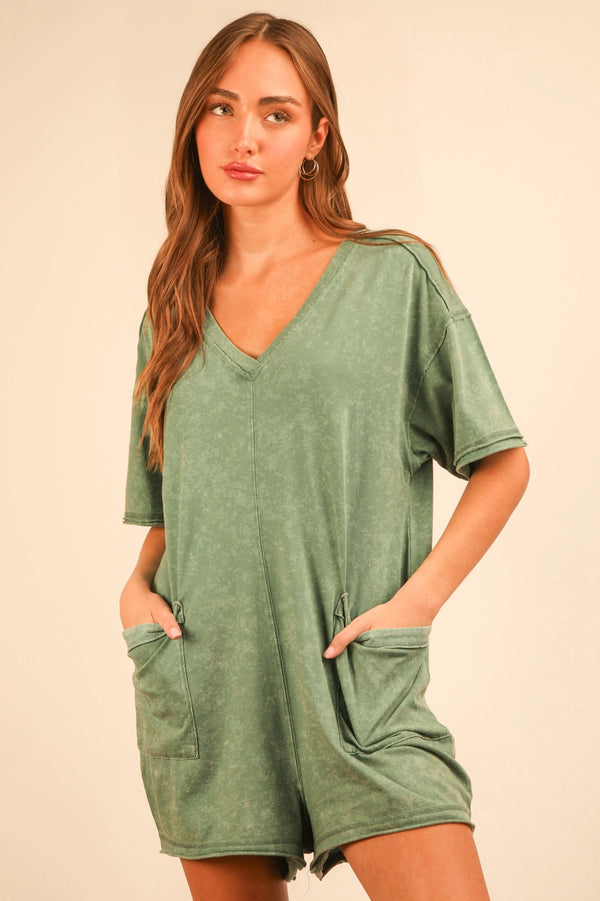 Sage T Shirt Romper