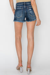 Risen Button Fly Mid Rise Shorts