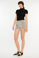 Kancan Leopard Sand Shorts