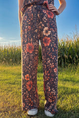 Rustic Floral Pants
