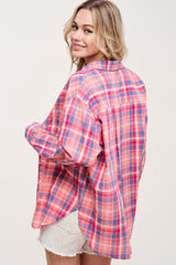 Harper Pink Plaid Flannel