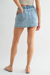 Harbor Mica Denim Skirt