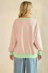 Preston Striped Knit Top
