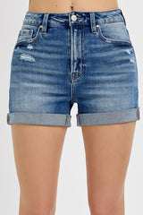 Risen Rolled Up Shorts