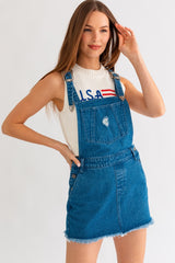 Western Belt Denim Skirtall