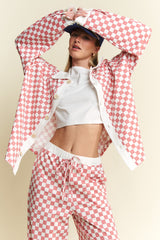 Girls Day Pink Checkered Pants