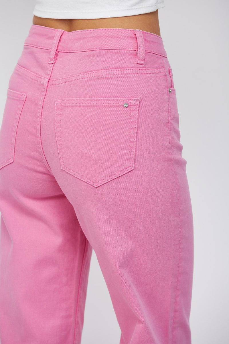 Mica Pink Cuff Jeans