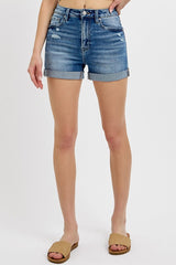 Risen Rolled Up Shorts