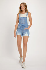 Risen Distressed Shortalls