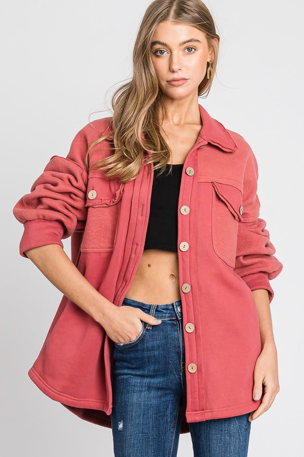 Cupid Fleece Shacket