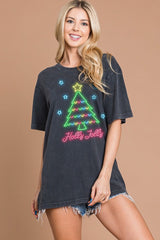 Holly Jolly Christmas Graphic Tee
